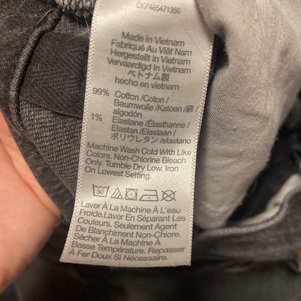 Madewell Charcoal 90s Straight Leg Jeans - Picture 10 of 10